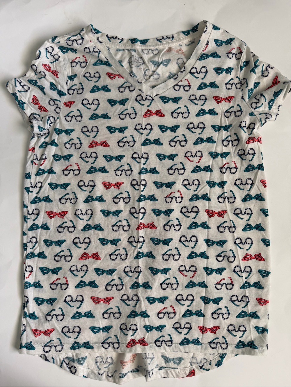 Old Navy Shirt with Glasses Print